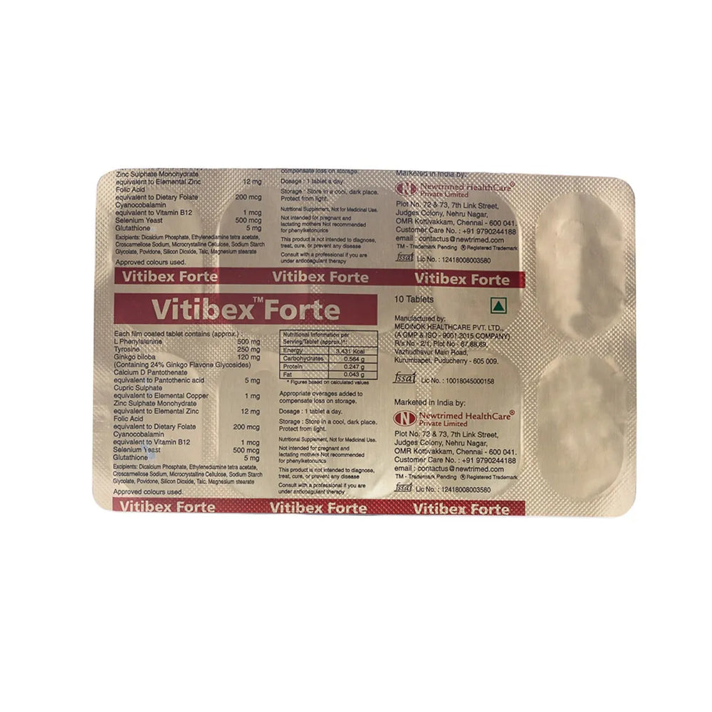 Vitibex Forte, 10 Tablets