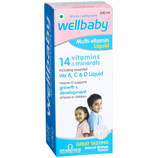Wellbaby Multi Vitamin Liquid, 200ml