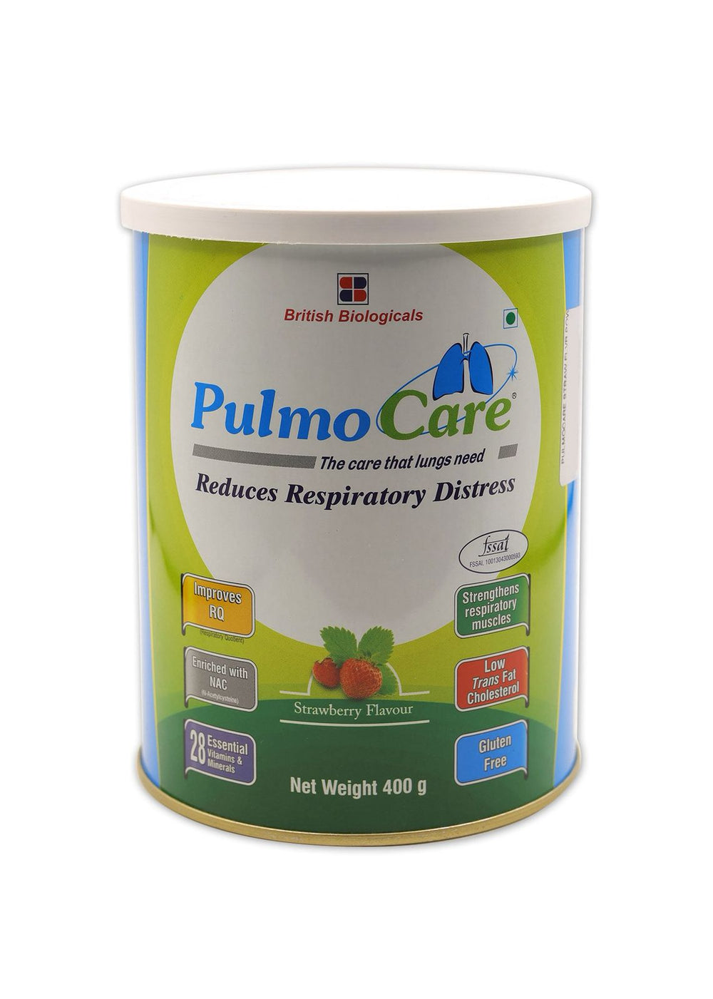 Pulmo Care - Strawberry Flavour, 400gm