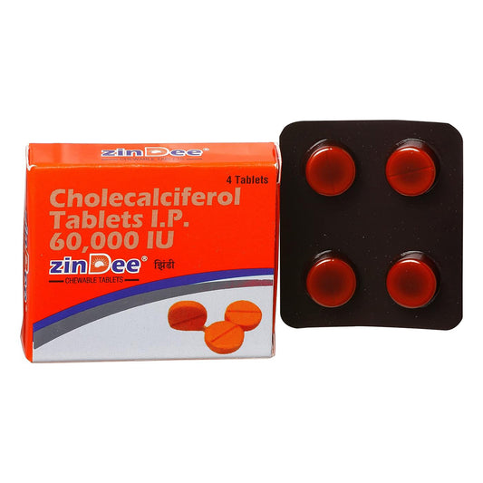 Zindee Chewable, 4 Tablets