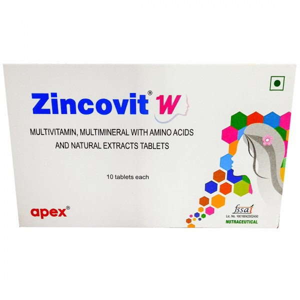 Zincovit W | Multivitamin, Multimineral, 10s