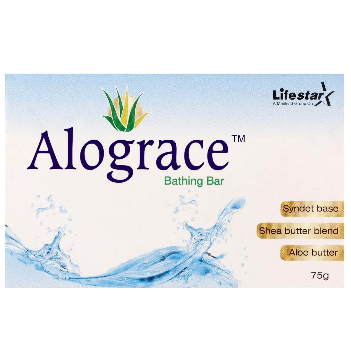 Alograce 沐浴皂，75 克