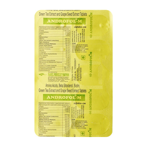 Androfol M, 10 Tablets