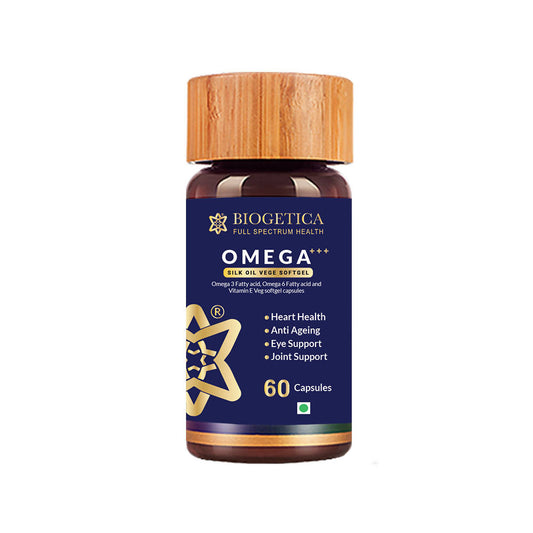 Biogetica Omega+++ 素食软胶囊，60 粒胶囊