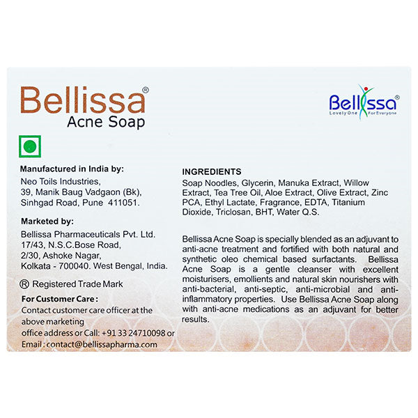 Bellissa Acne Soap, 75gm