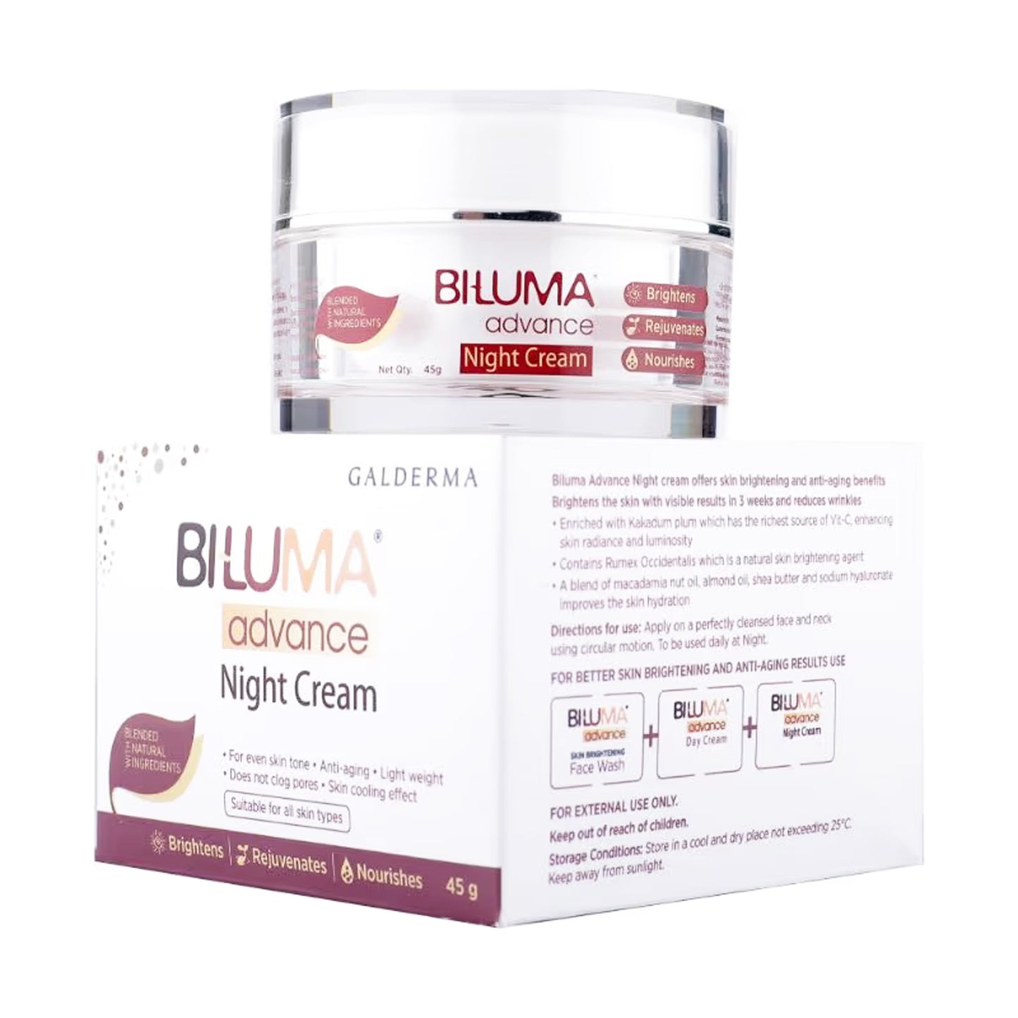 Biluma Advance Night Cream, 45gm