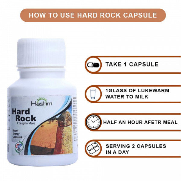 Hashmi Hard Rock, 20 Capsules