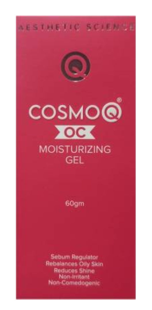 Cosmo Q OC Moisturizing Gel packaging on a white background