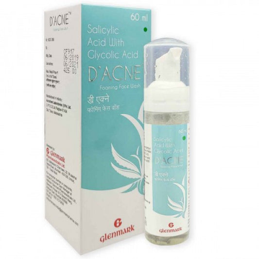 D'Acne Foaming Face Wash, 60ml