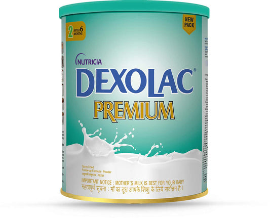 Dexolac - 2 罐优质后续配方奶粉，400 克