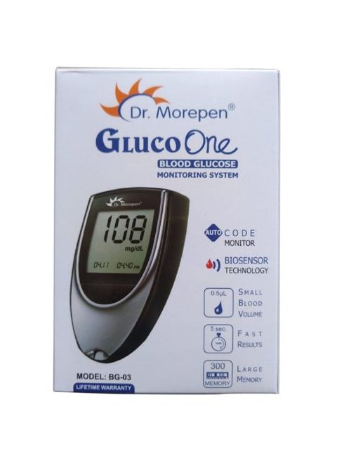 Dr. Morepen Gluco One BG-03 Sistem Pemantauan Glukosa Darah