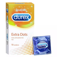 Durex Extra Dots Condom,  10s