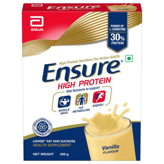 Ensure High Protein Vanilla Flavour Refill, 200gm