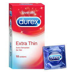 Durex Extra Thin Condom, 10s