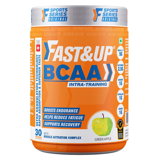 Fast&Up BCAA - Green Apple, 450gm