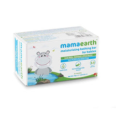 Mamaearth Moisturizing Baby Bathing Soap Bar, Pack of 2, 75gms