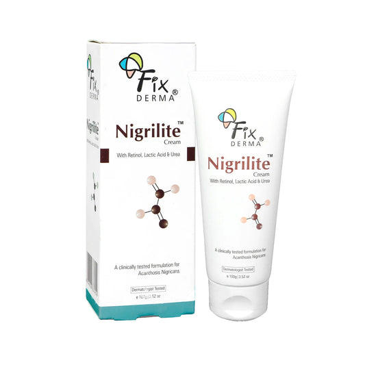 Fix Derma Nigrilite cream packaging on a white background