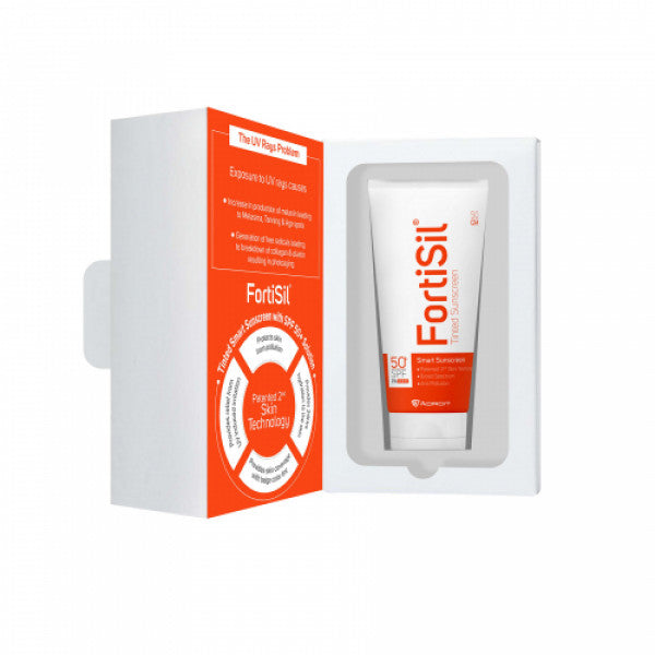 Fortisil Tinted Sunscreen SPF50+, PA+++, 50gm