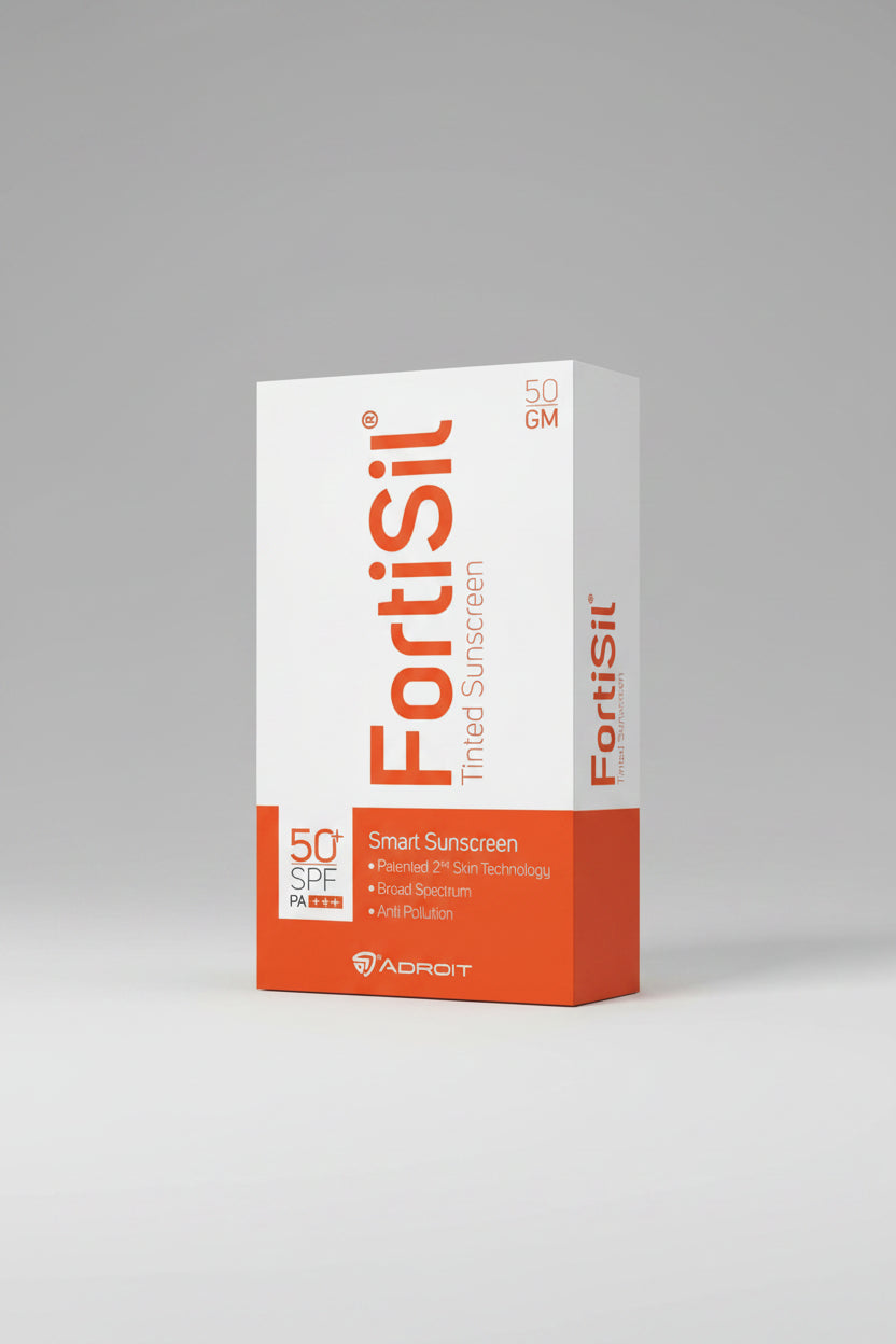 Fortisil Tinted Sunscreen SPF50+, PA+++, 50gm