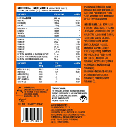 Fast&Up BCAA - Blueberry, 450gm