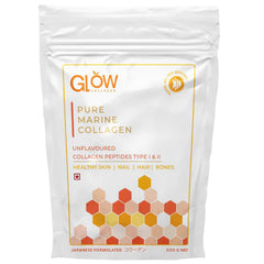 GlowGlutathione GlowCollagen Pure Marine Japanese formulation Peptides I&III 10000mg Unflavored, 300gm