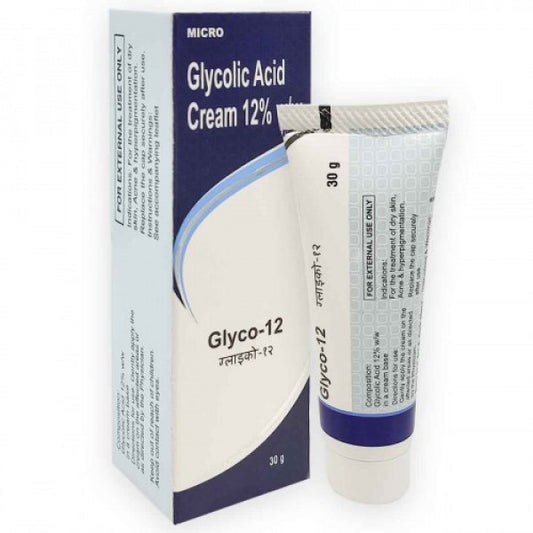 Glyco-12 Glycolic Acid Cream, 30gm