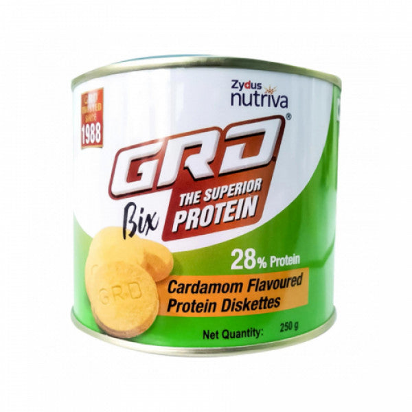GRD Bix Delicious Protein Diskettes Cardamom Flavour, 250gm
