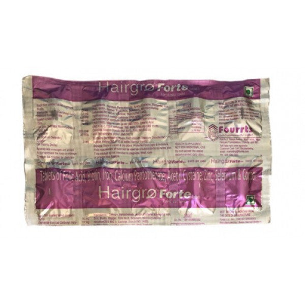 Hairgro Forte, 10 Tablets