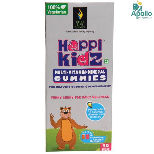 Happi Kidz 多种维生素和矿物质，30 粒软糖