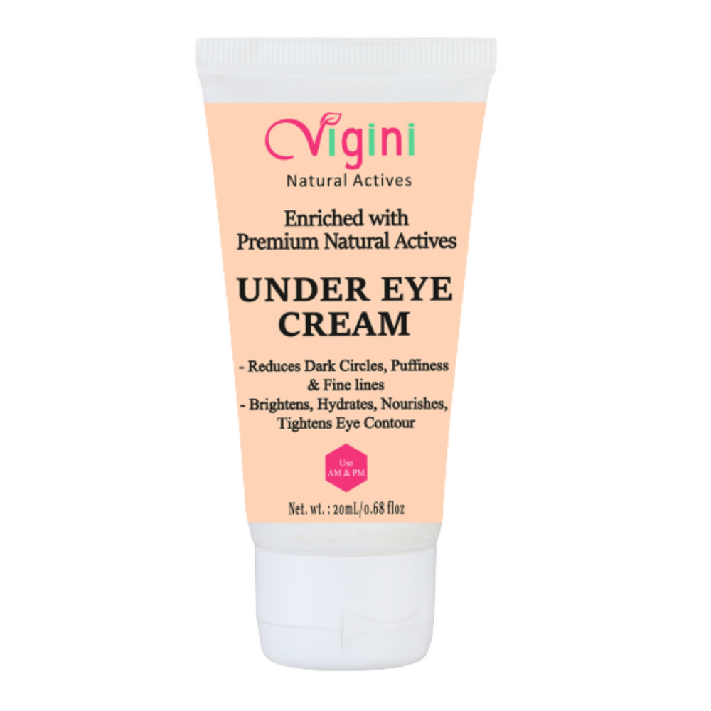 Vigini Under Eye Dark Circle Wrinkle Removal Cream, 20gm