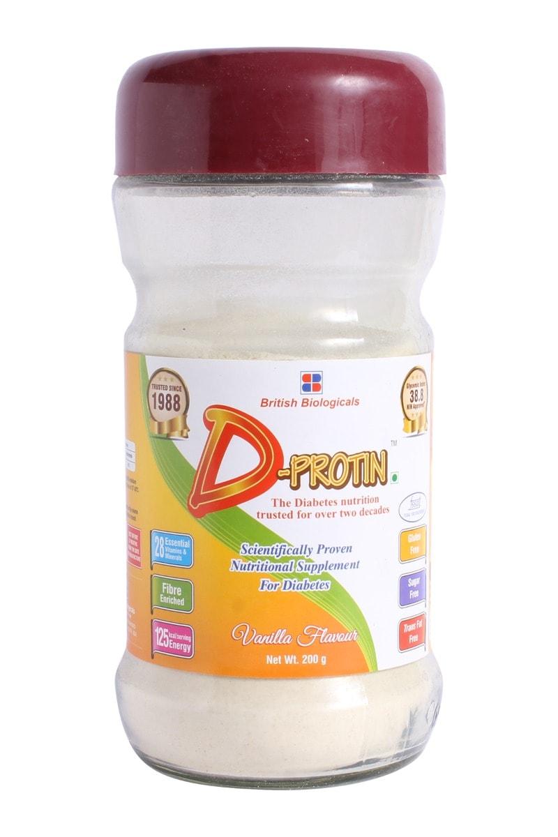 D Protin Vanilla Flavour, 200gm