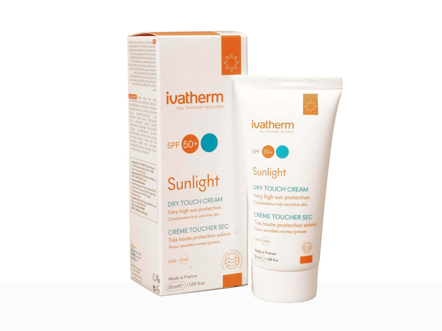 Ivatherm Sunlight SPF 50+ Dry Touch Cream, 50ml