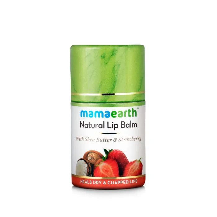 Mamaearth Shea Butter & Strawberry Lip Balm, 4gm