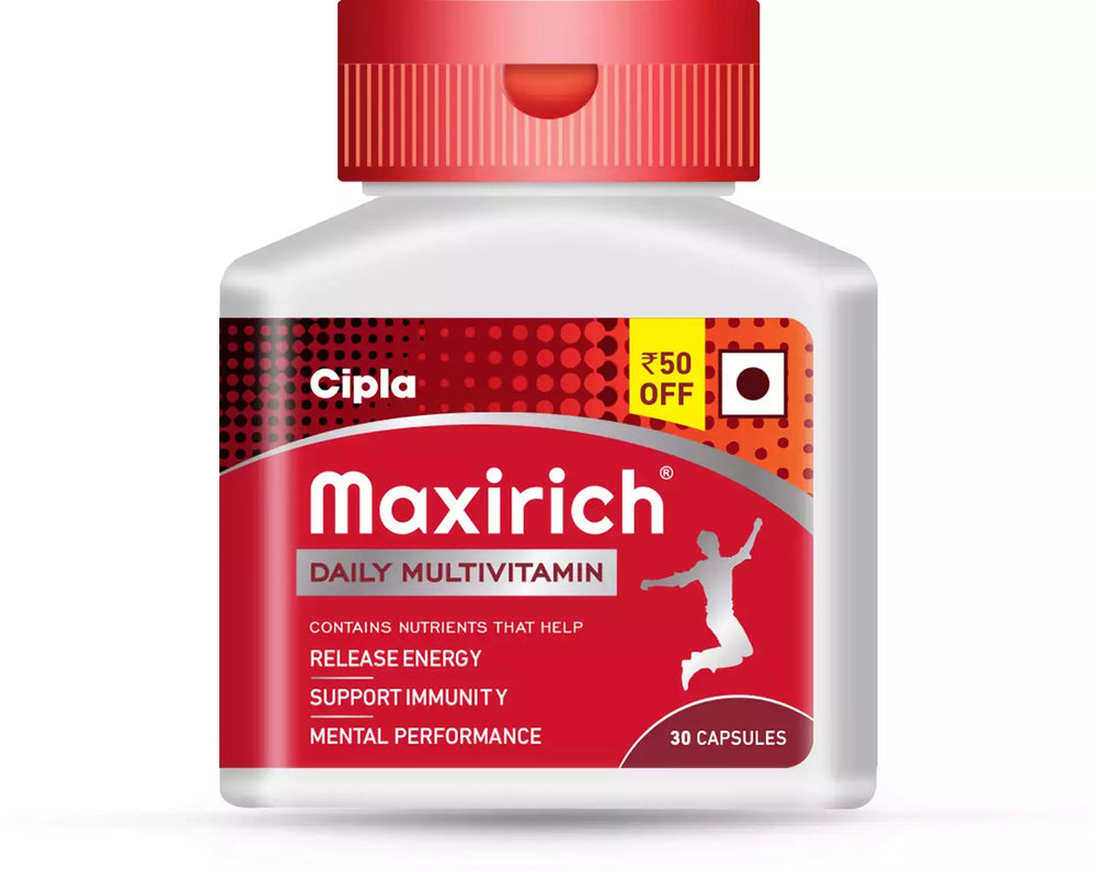 Maxirich Daily Multivitamin, 30 Capsules