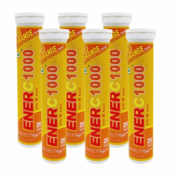 Ener C 1000, 20 Tablets (Pack Of 6)
