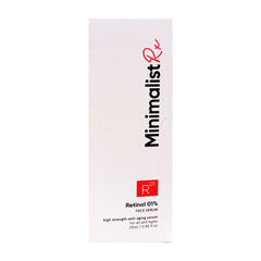 Minimalist Rx Retinol 01% High Strength Anti Aging Face Serum, 25ml