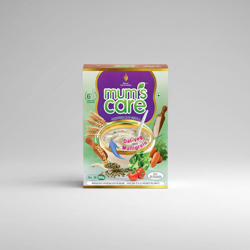 Mum's Care Fortified Baby Cereal Dal Veg Multigrain, 300gm