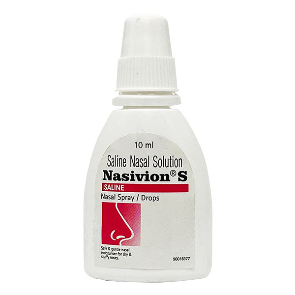 Nasivion S Saline Nasal Spray, 10ml
