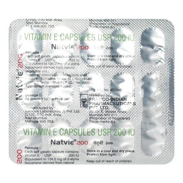 Natvie 200 Capsule, 15 Capsules