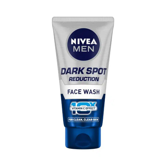 Nivea Men Dark Spot Reduction Face Wash tube on a white background