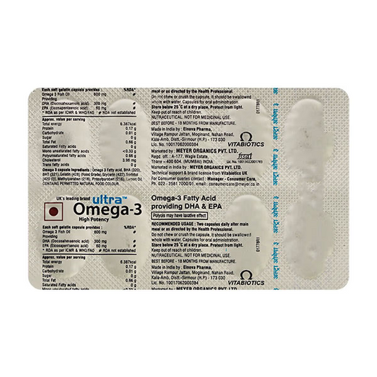 Ultra Omega-3, 10 Capsules