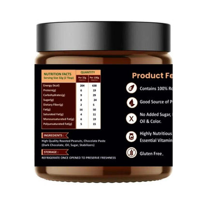 Beyond Fitness High Protein Peanut Butter, Dark Chocolate, Extra Crunchy, 300gm (Pack Of 2)