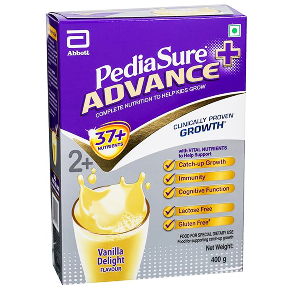 PediaSure Advance Plus Vanilla Delight Refill Pack, 400gm