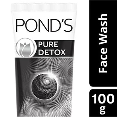 Ponds Pure Detox Anti Pollution Purity Face Wash With Activated Charcoal, 50gms