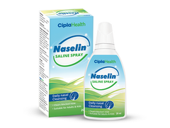 Naselin Saline Nasal Spray,  20ml