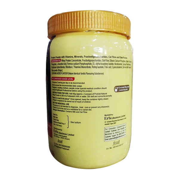 Prototal Natural Whey Protein Creamy Vanilla, 480gm
