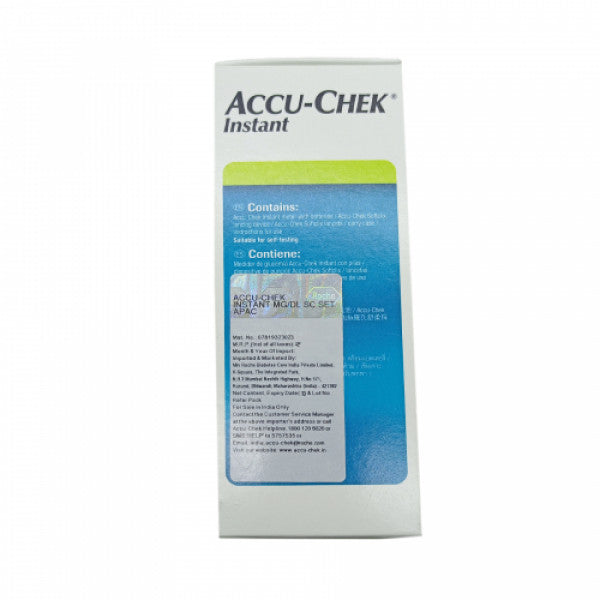Accu-chek Instant Blood Glucose Meter With 10 Free Strips