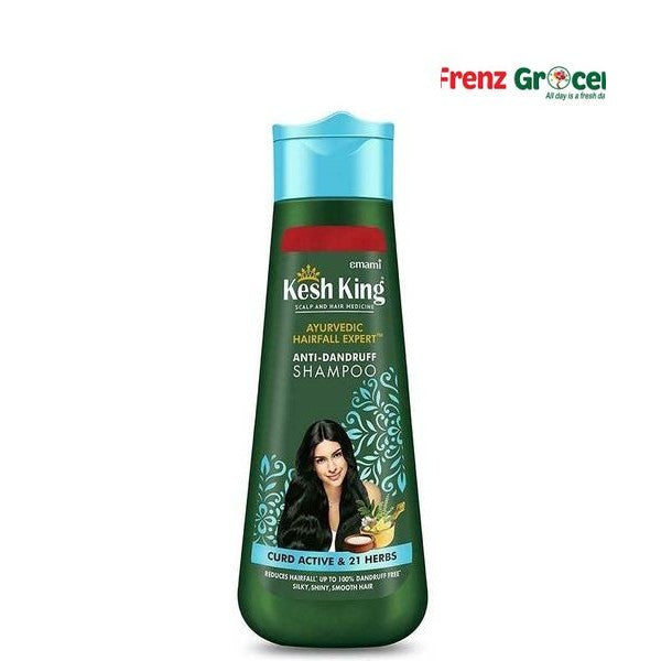 Kesh King shampoo bottle with a white background