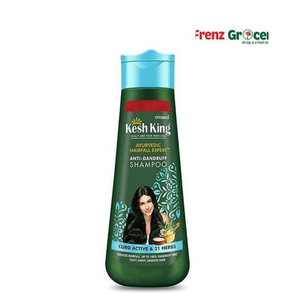 Kesh King shampoo bottle with a white background