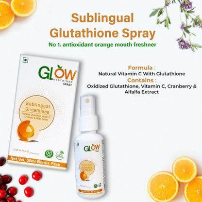 l glutathione sublingual spray Buy Glow Glutathione L-Glutathione Spray, 50ml Online : ClickOnCare.com